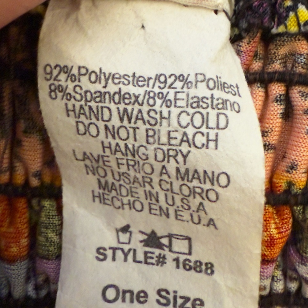 Multicolor Strapless Boho Romper - image 6